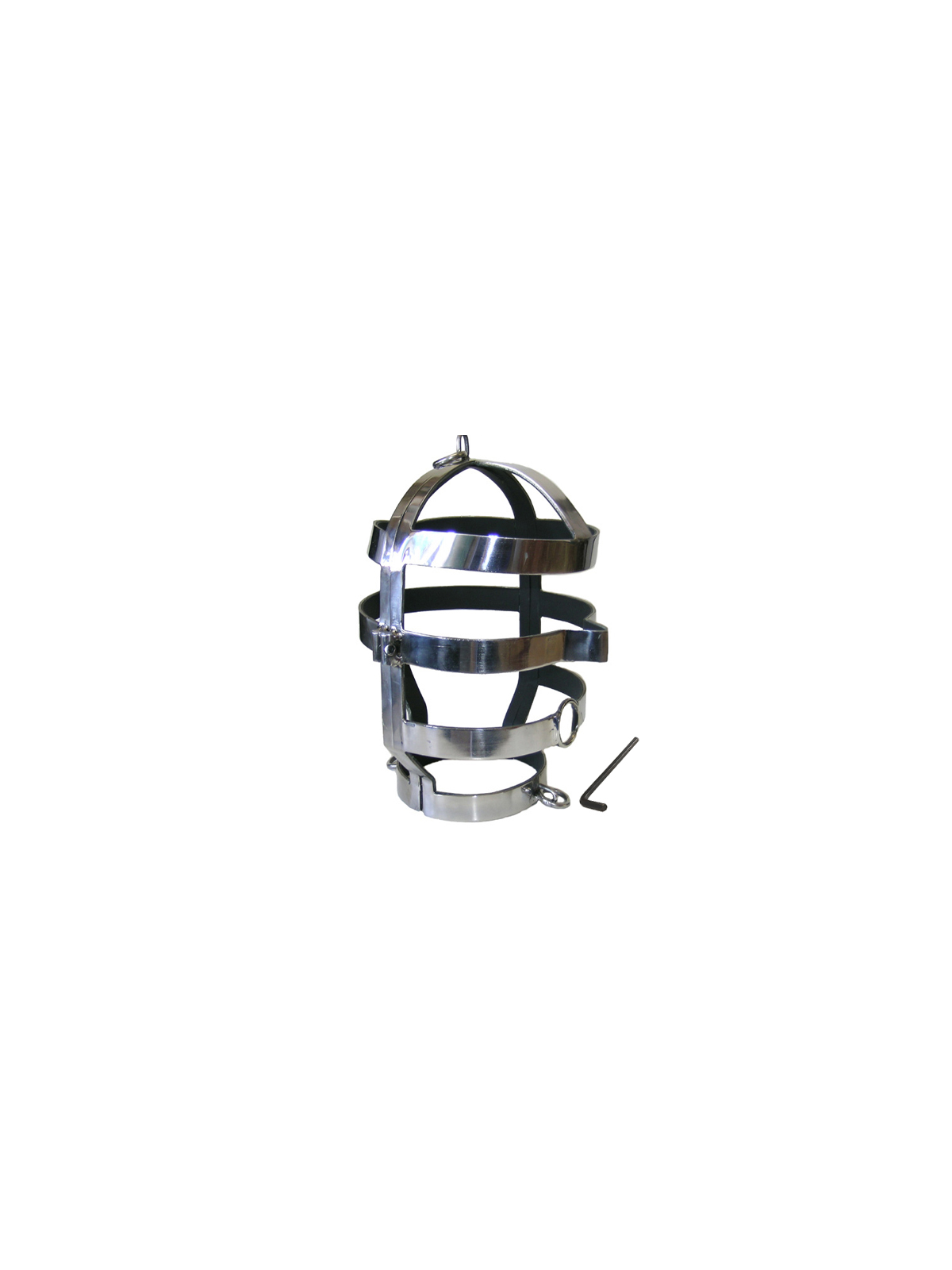Metalhard Máscara Con Collar Acero - Comprar Máscara erótica Metal Hard - Máscaras eróticas (1)
