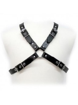 Leather Body Black Buckle Harness For Men - Comprar Lencería fetish Leather Body - Lencería fetish (1)
