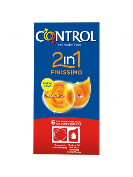 Control Duo Finisimo & Lubricante 6 uds - Comprar Condones extra finos Control - Preservativos extra finos (2)