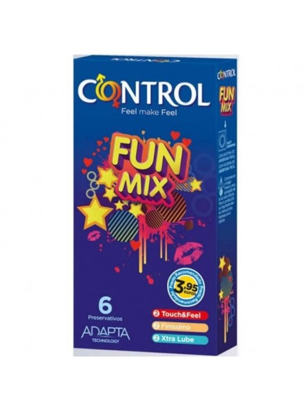 Control Feel Fun Mix 6 uds - Comprar Condones de sabor Control - Preservativos de sabores (1)