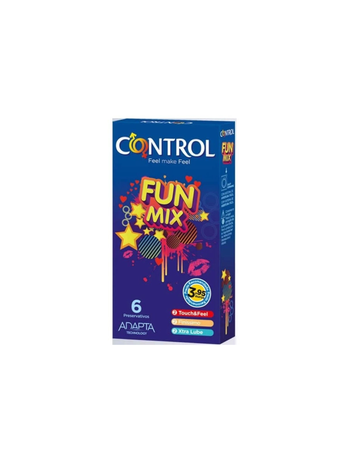 Control Feel Fun Mix 6 uds - Comprar Condones de sabor Control - Preservativos de sabores (1)