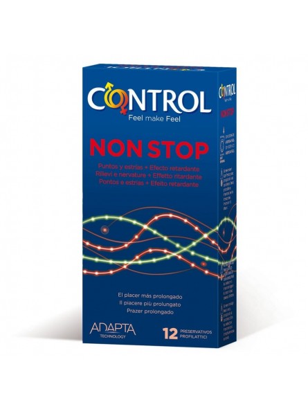 Control Nonstop Puntos & Estrías 12 uds - Comprar Condones especiales Control - Preservativos especiales (1)