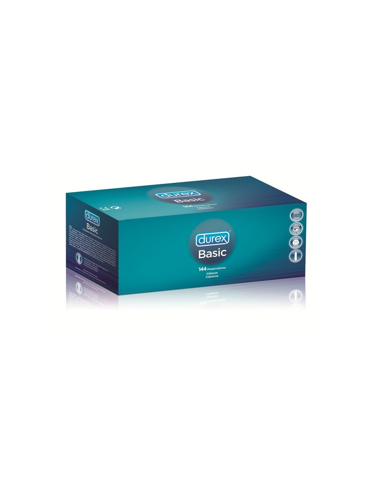 Durex Basic 144 uds - Comprar Condones naturales Durex - Preservativos naturales (1)