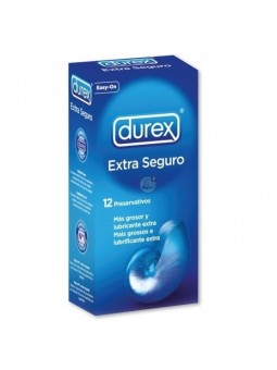 Durex Extra Seguro 12 uds - Comprar Condones naturales Durex - Preservativos naturales (1)