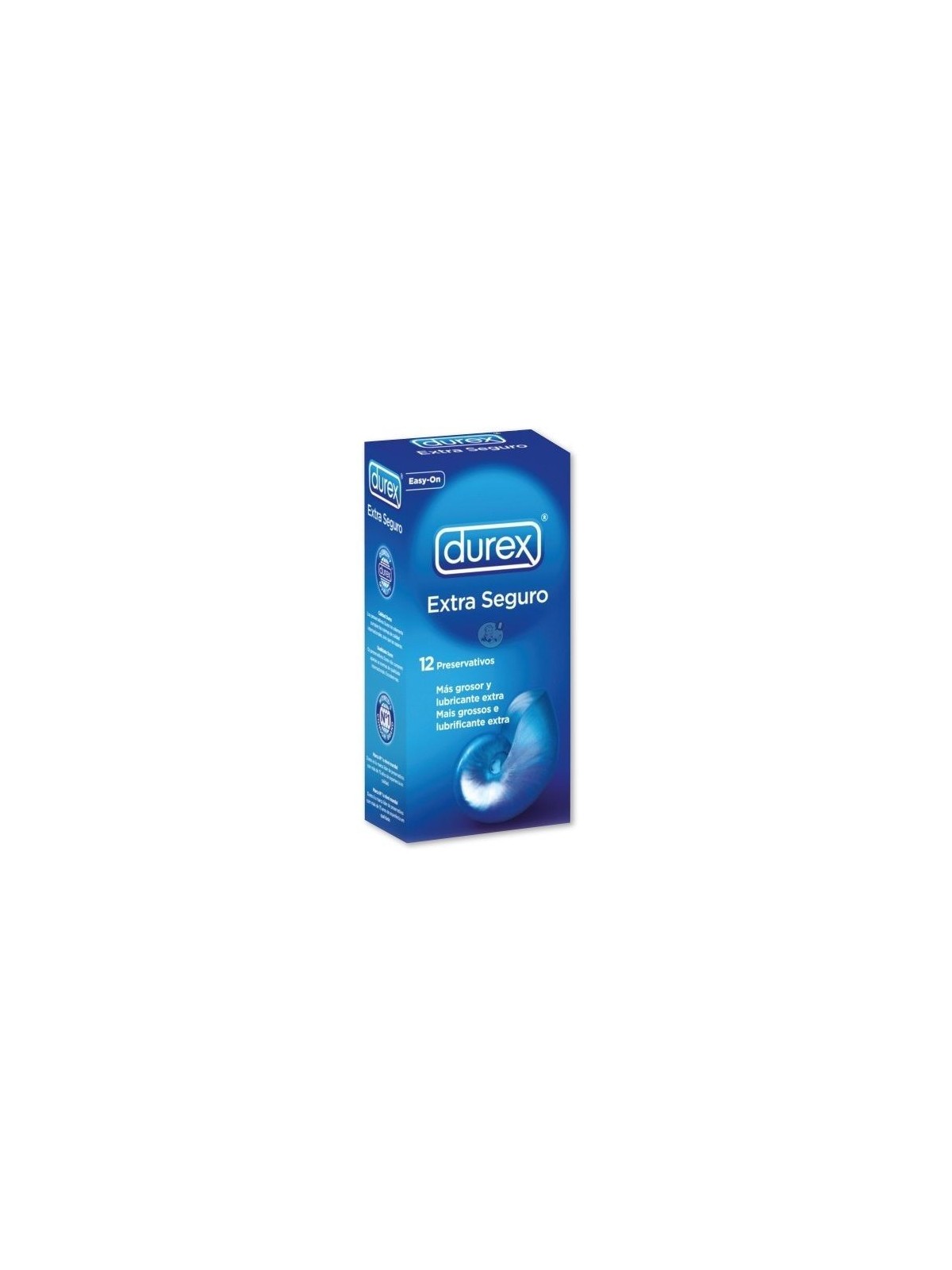 Durex Extra Seguro 12 uds - Comprar Condones naturales Durex - Preservativos naturales (1)