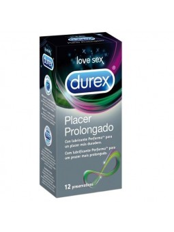 Durex Placer Prolongado Retardante 12 uds - Comprar Condones especiales Durex - Preservativos especiales (1)