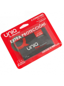 Uniq Free Aro Protector Preservativo Sin Latex 3 uds - Comprar Condones sin látex Unique - Preservativos sin látex (1)