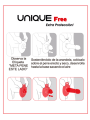 Uniq Free Aro Protector Preservativo Sin Latex 3 uds - Comprar Condones sin látex Unique - Preservativos sin látex (3)