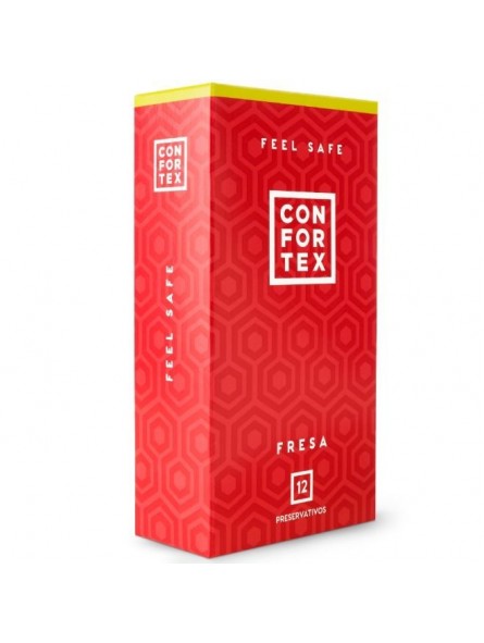 Confortex Preservativos Fresa - Comprar Condones de sabor Confortex - Preservativos de sabores (1)