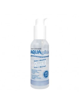 Aquaglide 2 En 1 Lubricante & Masaje - Comprar Crema masaje sexual Aquaglide - Lubricantes base agua (1)