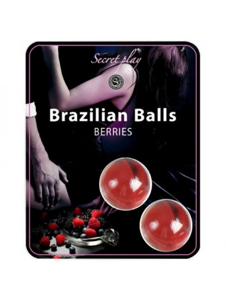 Brazilian Balls Set 2 Bolas - Comprar Gel sexual comestible Secretplay - Lubricantes de sabores (1)