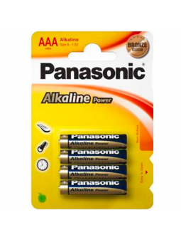 Panasonic Bronze Pila Alcalina AAA LR03 - Comprar Pilas y baterías Panasonic - Pilas & baterías (1)