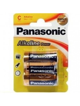 Panasonic Bronze Pila Alkalina C LR14 - Comprar Pilas y baterías Panasonic - Pilas & baterías (1)