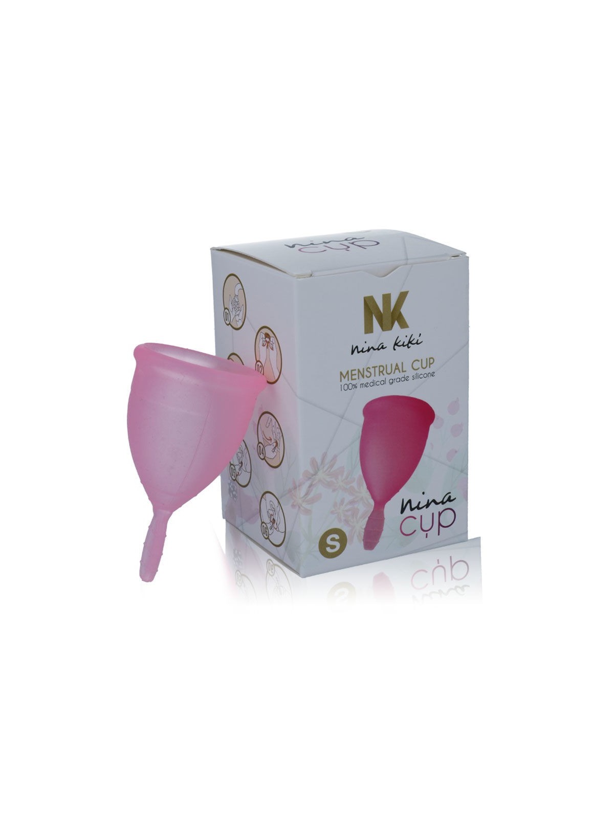 Nina Cup Copa Menstrual Rosa - Comprar Menstruación Nina Kiki - Tampones & copas menstruales (1)