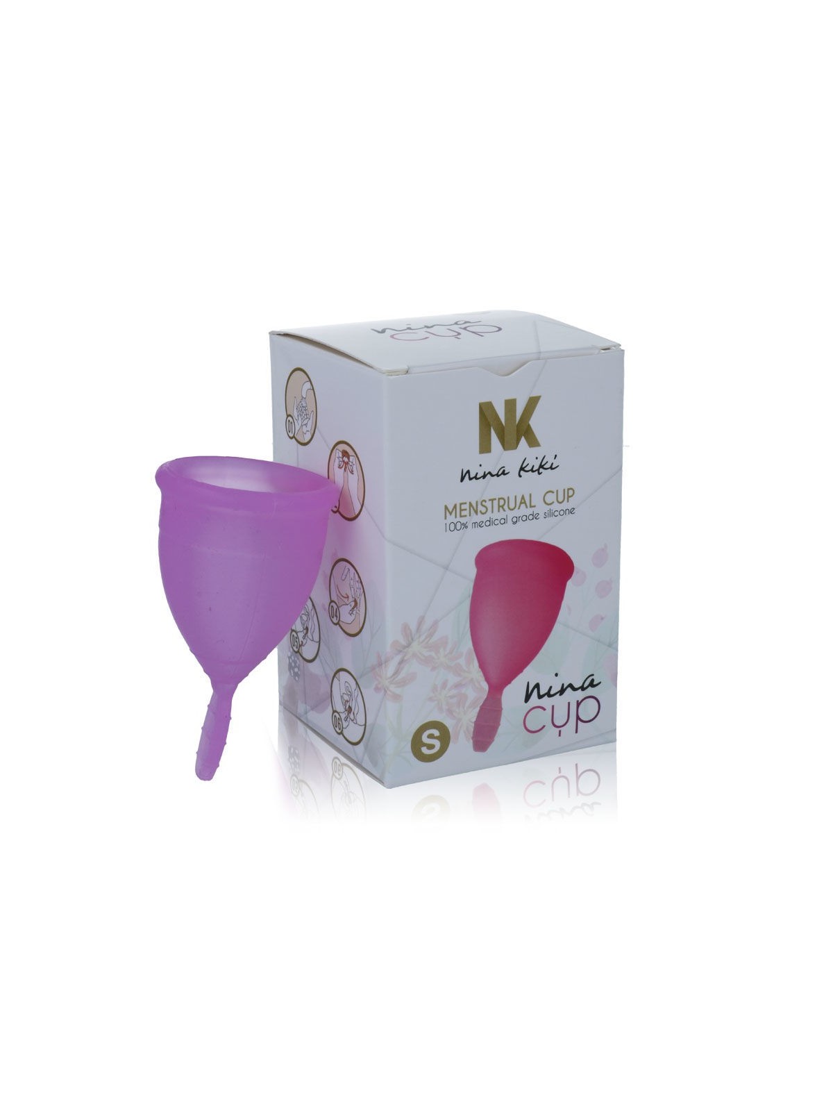 Nina Cup Copa Menstrual Lila - Comprar Menstruación Nina Kiki - Tampones & copas menstruales (1)