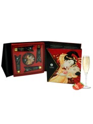 Kit Secret Geisha Fresa Champagne - Comprar Kit masaje erótico Shunga - Kits de masaje erótico (2)