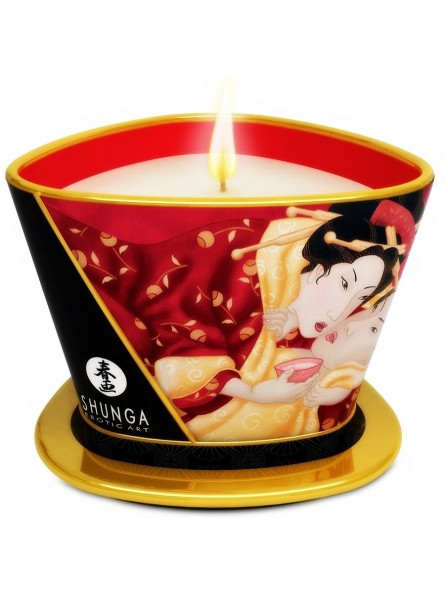 Shunga Mini Caress By Candelight Vela Masaje 170 ml - Comprar Aromatizador masaje Shunga - Inciensos & velas eróticas (3)
