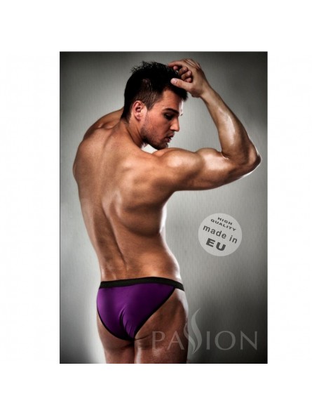 Slip 006 Men Purple Clear Lingerie - Comprar Calzoncillo sexy Passion - Slips & tangas (2)