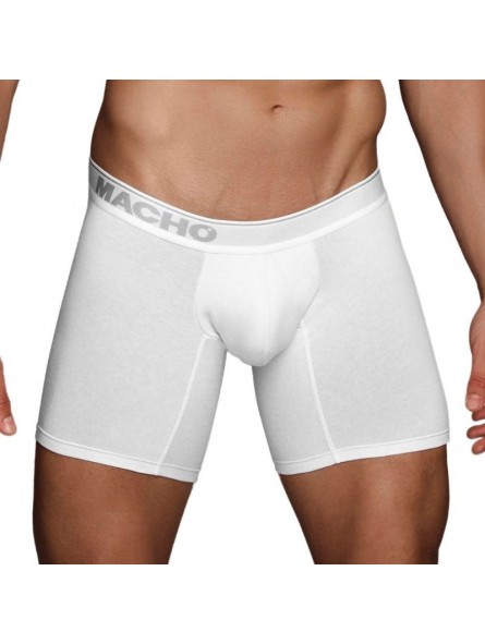 Macho Mc087 Bóxer Largo Blanco - Comprar Bóxer sexy Macho Underwear - Bóxers sexys (4)