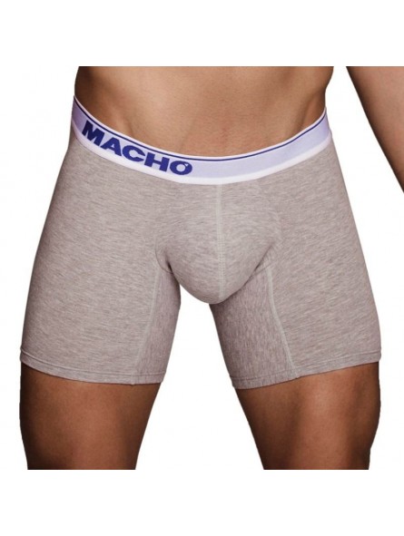 Macho Mc087 Bóxer Largo Gris - Comprar Bóxer sexy Macho Underwear - Bóxers sexys (2)