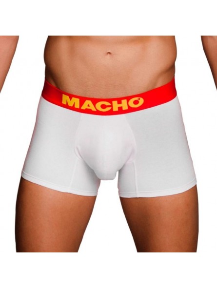 Macho Ms075 Bóxer Deportivo Blanco - Comprar Bóxer sexy Macho Underwear - Bóxers sexys (2)