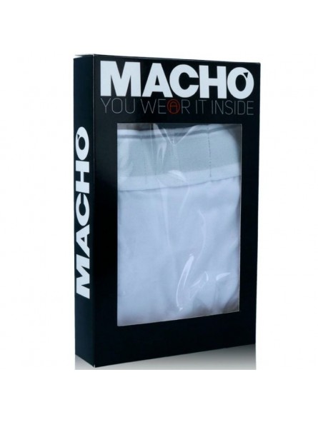 Macho Ms075 Bóxer Deportivo Blanco - Comprar Bóxer sexy Macho Underwear - Bóxers sexys (4)