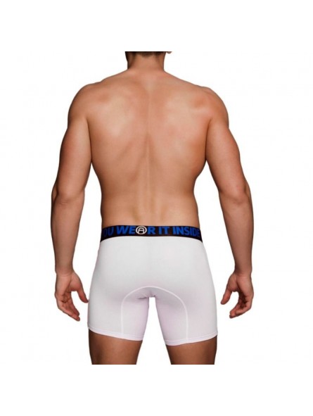 Macho Ms077 Bóxer Deportivo Largo Blanco - Comprar Bóxer sexy Macho Underwear - Bóxers sexys (3)