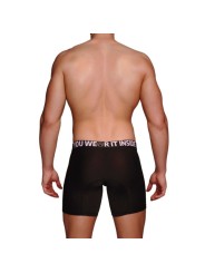 Macho Ms077 Bóxer Deportivo Largo Negro - Comprar Bóxer sexy Macho Underwear - Bóxers sexys (2)