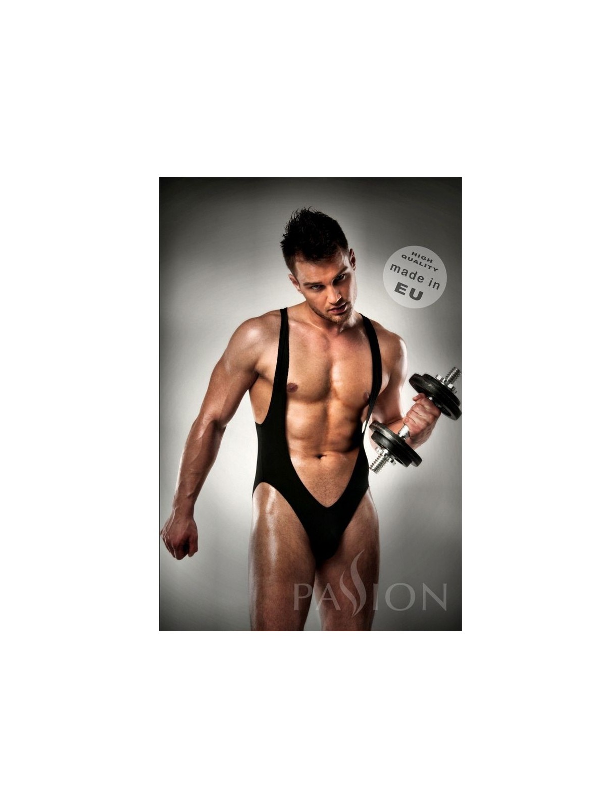 Body 011 Jockstrap Black Men Lingerie - Comprar Camiseta sexy hombre Passion - Camisetas eróticas (1)