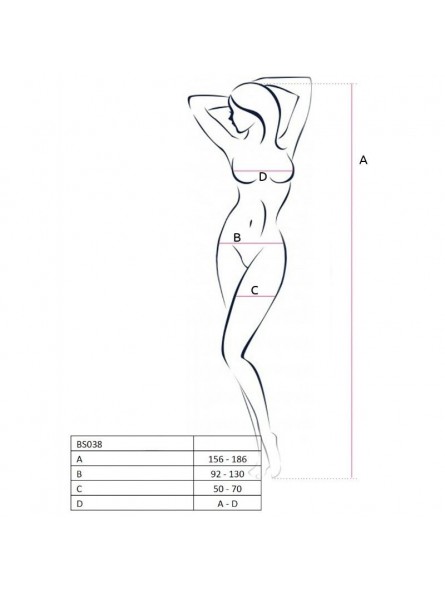 Passion Woman Bs038 Bodystocking - Comprar Bodystocking sexy Passion - Redes catsuits (5)