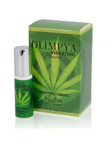 Olimpya Vibrating Pleasure Potente Intensificador Sativa - Comprar Gel aceite cannabis Olimpya - Potenciadores de erección (1)
