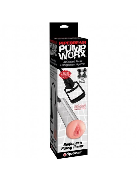 Pump Worx Bomba De Erección Con Vagina Para Principiantes - Comprar Bomba vacío pene Pump Worx - Bombas de vacío pene (3)