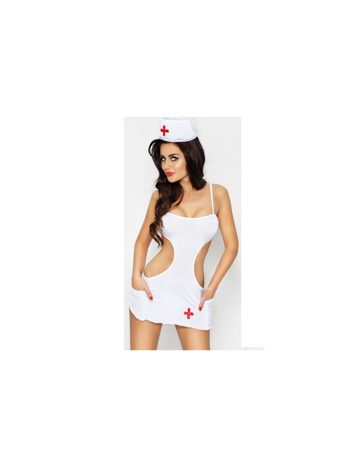 Passion Woman Akkie Set Disfraz Enfermera - Comprar Disfraz erótico mujer Passion - Disfraces eróticos mujer (1)
