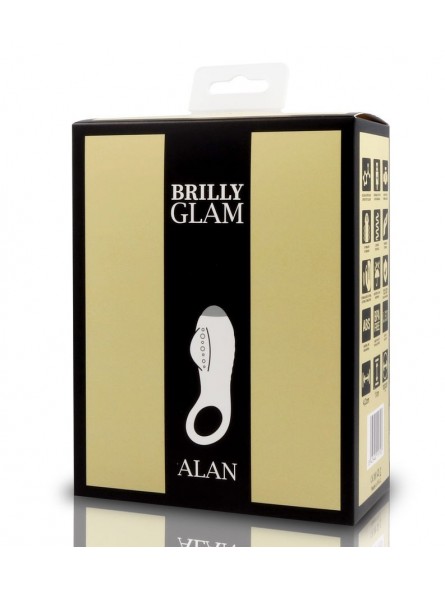 Brilly Glam Alan Anillo Estimulador Luxe - Comprar Anillo vibrador pene Brilly Glam - Anillos vibradores pene (5)