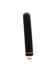 Saninex Orgasmic Elegance Negro & Dorado 18 cm - Comprar Bala vibradora Saninex - Balas vibradoras (1)