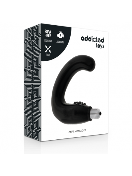 Addicted Toys Anal Massager Black - Comprar Estimulador próstata Addicted Toys - Estimuladores prostáticos (2)