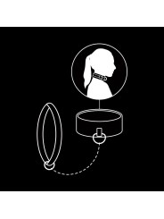 Fetish Submissive Collar Con Cadena - Comprar Collar BDSM Fetish Submissive - Collares BDSM (2)