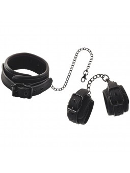 Fetish Submissive Collar & Esposas Cuero Vegano - Comprar Collar BDSM Fetish Submissive - Collares BDSM (1)