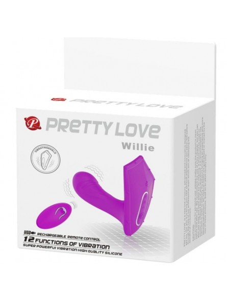 Pretty Love Willie Estimulador Control Remoto - Comprar Mariposa vibradora Pretty Love - Mariposas vibradoras (4)