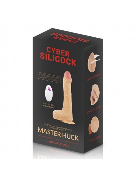 Cyber Silicock Realístico Control Remoto Master Huck - Comprar Vibrador realista Cyber Silicock - Vibradores realísticos (4)