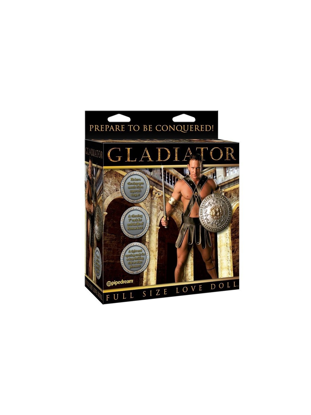 Muñeco Hinchable Gladiador Tamaño Real - Comprar Hinchable sexual Extreme Toyz - Muñecas & penes hinchables (1)