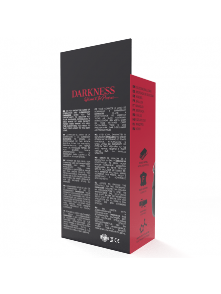 Darkness Mordaza Transpirable Silicona Negro - Comprar Mordaza sexual Darkness - Mordazas bondage (4)