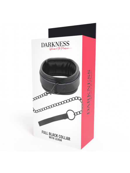 Darkness Collar Con Cadena Negro - Comprar Collar BDSM Darkness - Collares BDSM (4)