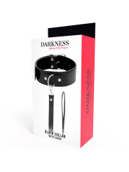 Darkness Collar De Postura Con Cadena Leather - Comprar Collar BDSM Darkness - Collares BDSM (4)