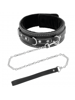 Darkness Collar Leather Con Correa Alta Calidad - Comprar Collar BDSM Darkness - Collares BDSM (1)