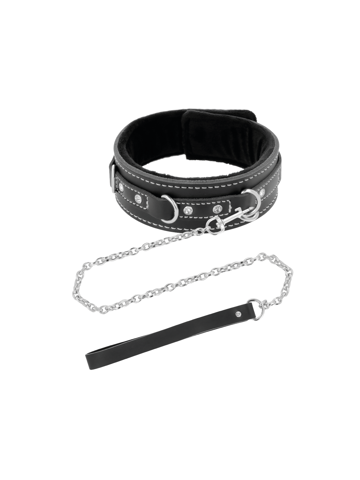 Darkness Collar Leather Con Correa Alta Calidad - Comprar Collar BDSM Darkness - Collares BDSM (1)