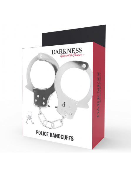 Darkness Esposas Metal Manos Con Llaves - Comprar Esposas sexuales Darkness - Esposas eróticas (2)