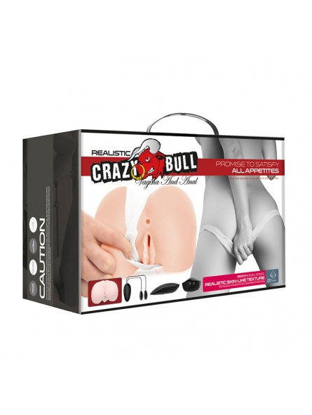 Crazy Bull Vagina & Ano Realísticos Con Vibración - Comprar Muñeca sexual Crazy Bull - Muñecas sexuales (5)