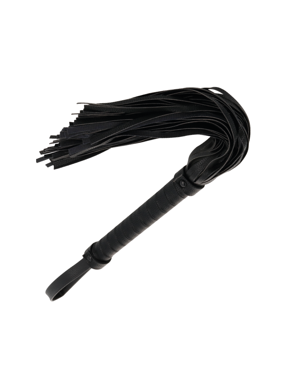 Darkness Látigo Bondage Negro 42 cm Leather - Comprar Látigo sexual Darkness - Látigos sexuales (1)