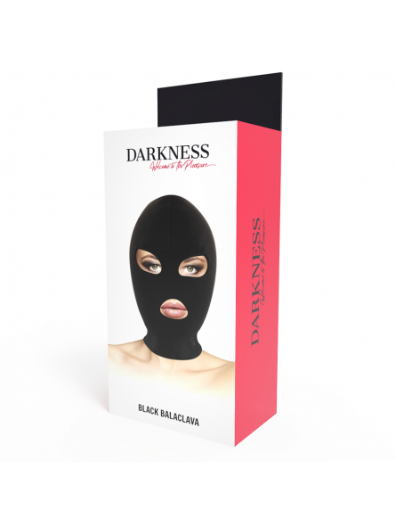 Darkness BDSM Máscara Sumisión Boca & Ojos Negro - Comprar Máscara erótica Darkness - Máscaras eróticas (2)